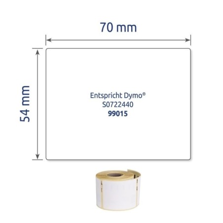 Etykiety uniwersalne Avery Zweckform w rolce do drukarek termicznych, 320etyk./1rolka, 54 x 70 mm, trwałe, białe