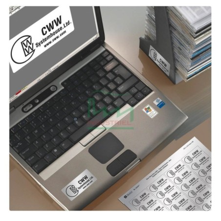 Etykiety tabliczki znamionowe srebrne Avery Zweckform L6013-20 roz. 210x297mm 20 etykiet