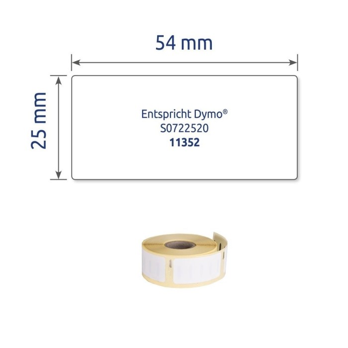 Etykiety adresowe Avery Zweckform w rolce do drukarek termicznych, 500etyk./1rolka, 25 x 54 mm, trwałe, białe