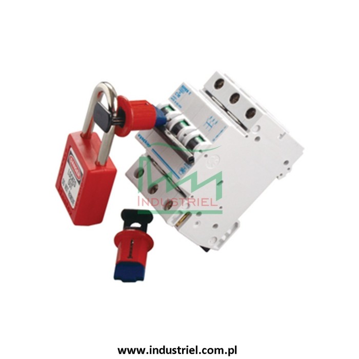 Kłódka lockout BRADY 813637, fioletowa, ze stalowym kabłąkiem 38mm