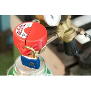 Kłódka mosiężna BRADY, Ex ATEX, zielona, z kabłąkiem 21mm, różne klucze