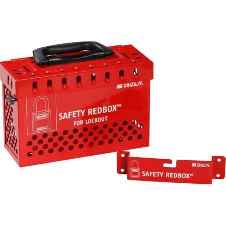 Skrzynka blokowania grupowego Lock-Box BRADY, przenośna, lub na ścianę