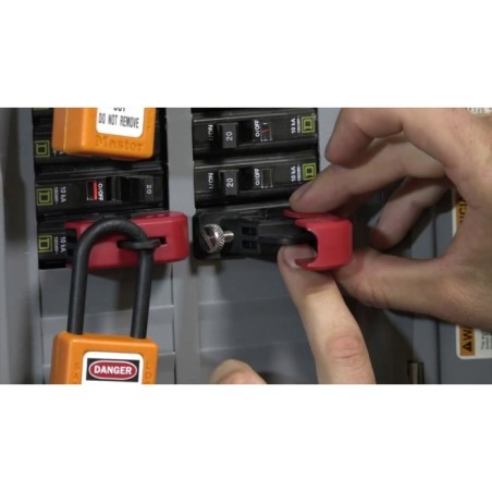 Blokada Lockout na małe wyłączniki prądu 120/240V