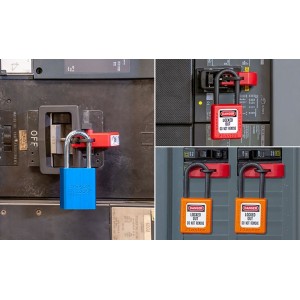 Blokada Lockout na małe wyłączniki prądu 120/240V
