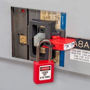Blokada Lockout na duże wyłączniki prądu 480/600V