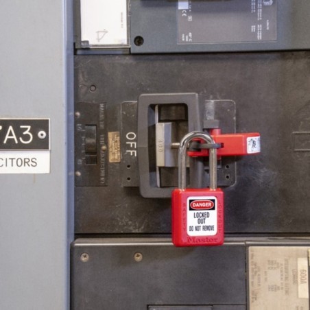 Blokada Lockout na duże wyłączniki prądu 480/600V