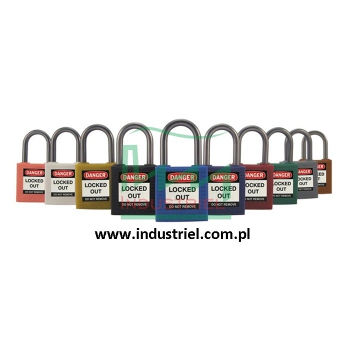 Kompaktowe kłódki Lockout-Tagout BRADY, ze aluminiowym kabłąkiem 50mm