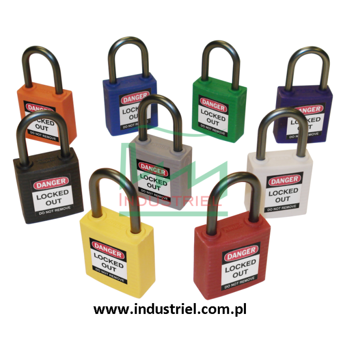 Kompaktowe kłódki Lockout-Tagout BRADY, ze aluminiowym kabłąkiem 50mm