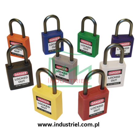 Kompaktowe kłódki Lockout-Tagout BRADY, ze aluminiowym kabłąkiem 50mm