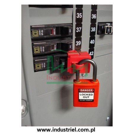 Kompaktowe kłódki Lockout-Tagout BRADY, ze aluminiowym kabłąkiem 50mm