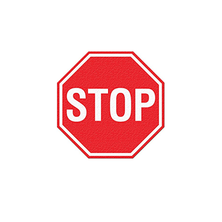 Naklejka podłogowa STOP