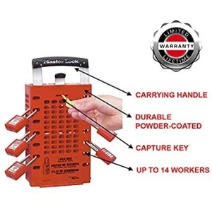 Skrzynka blokowania grupowego Lock-Box Masterlock, przenośna, lub na ścianę