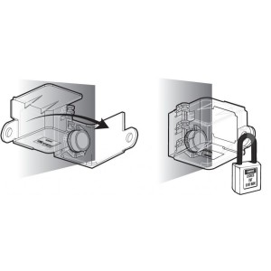 Blokada Lockout na przyciski sterownicze, stacyjki, grzybki bezpieczeństwa Masterlock S2153