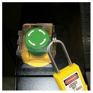 Blokada Lockout na przyciski sterownicze, stacyjki, grzybki bezpieczeństwa Masterlock S2153