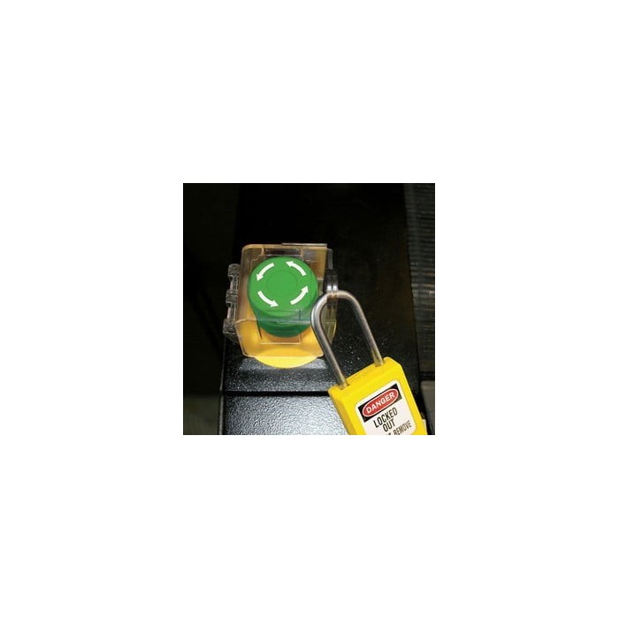 Blokada Lockout na przyciski sterownicze, stacyjki, grzybki bezpieczeństwa Masterlock S2153