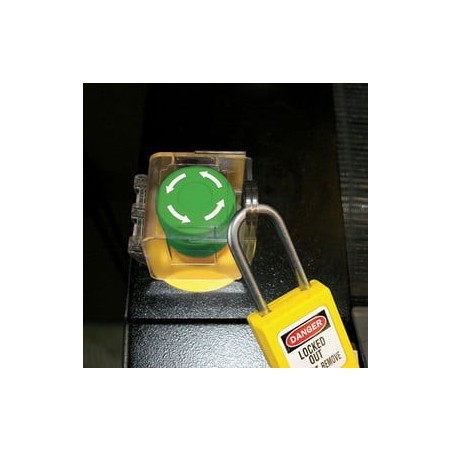 Blokada Lockout na przyciski sterownicze, stacyjki, grzybki bezpieczeństwa Masterlock S2153