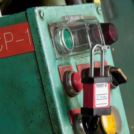 Blokada Lockout na przyciski sterownicze, stacyjki, grzybki bezpieczeństwa Masterlock S2153