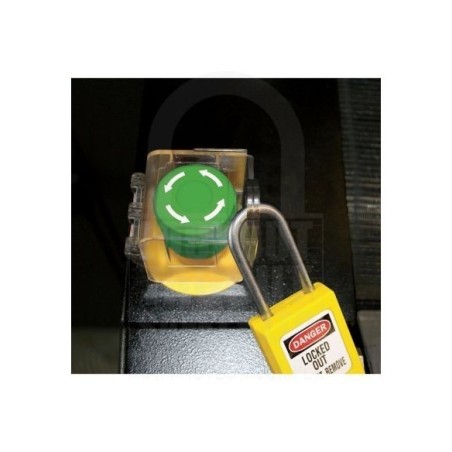 Blokada Lockout na przyciski sterownicze, stacyjki, grzybki bezpieczeństwa Masterlock S2153