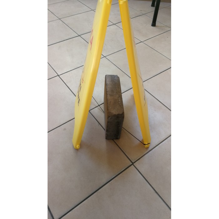 Tablica potykacz Uwaga śliska podłoga Caution wet floor