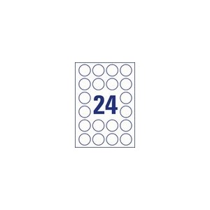 Etykiety na mrożonki Avery Zweckform, A4, 10 ark./op., 63,5 x 33,9mm, białe