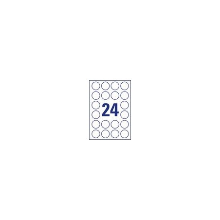 Etykiety na mrożonki Avery Zweckform, A4, 10 ark./op., 63,5 x 33,9mm, białe