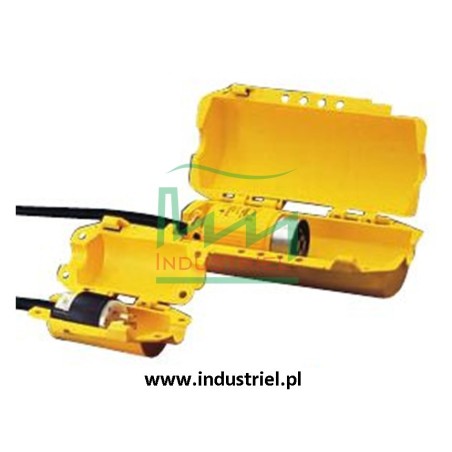 Blokada Lockout na małe wtyczki Hubbell 065695 Brady