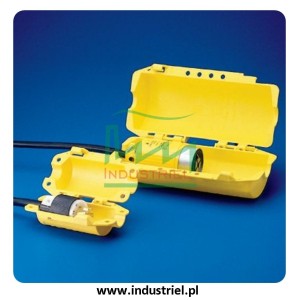 Blokada Lockout na małe wtyczki Hubbell 065695 Brady