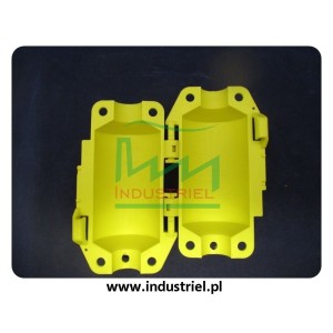 Blokada Lockout na małe wtyczki Hubbell 065695 Brady