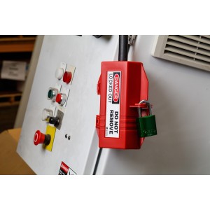 Blokada Lockout na większe wtyczki elektryczne BRADY 065675