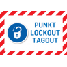 Naklejka mała do oznaczania punktów Lockout-Tagout