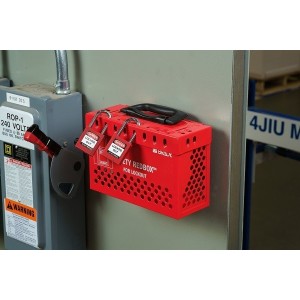 Skrzynka blokowania grupowego Lock-Box BRADY, przenośna, lub na ścianę