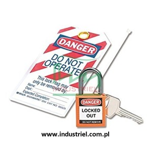 Kompaktowe kłódki Lockout-Tagout BRADY, ze aluminiowym kabłąkiem 50mm