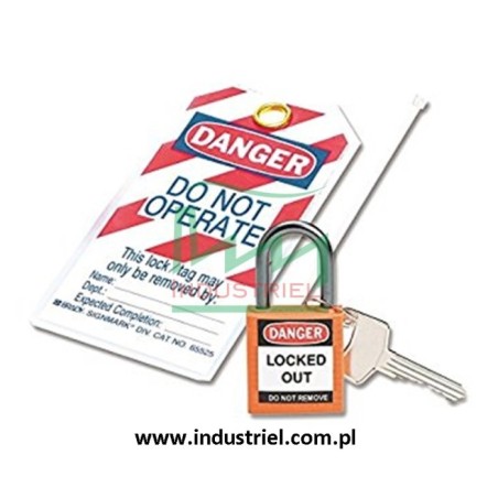 Kompaktowe kłódki Lockout-Tagout BRADY, ze aluminiowym kabłąkiem 50mm