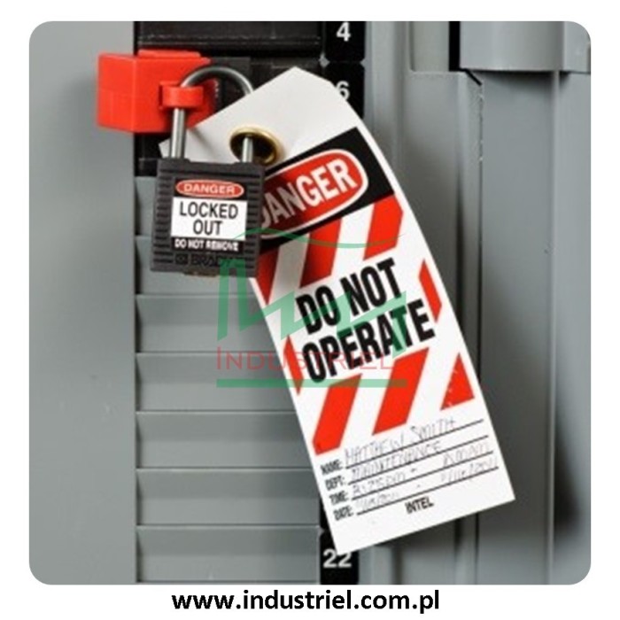 Kompaktowe kłódki Lockout-Tagout BRADY, ze aluminiowym kabłąkiem 50mm