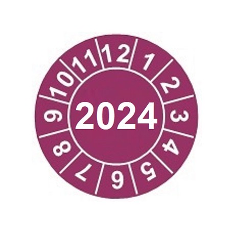 Naklejki przeglądów EI2-10-2024