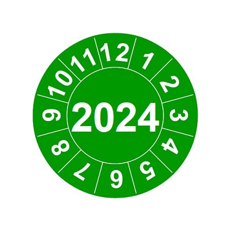 Naklejki przeglądów EI2-10-2024