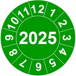 Naklejki przeglądów EI2-10-2025