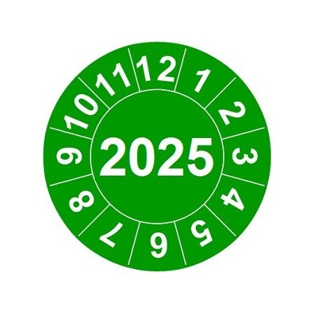 Naklejki przeglądów EI2-10-2025