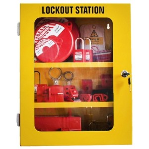Metalowa szafka na sprzęt LOTO (pusta stacja) Lockout/Tagout,