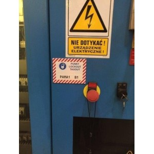 Tabliczka do oznaczania punktów Lockout-Tagout