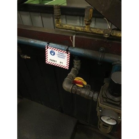 Tabliczka do oznaczania punktów Lockout-Tagout