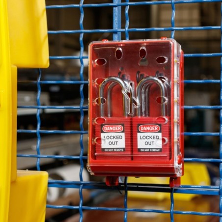 Naścienna skrzynka blokowania grupowego, plastikowa, Lock-box