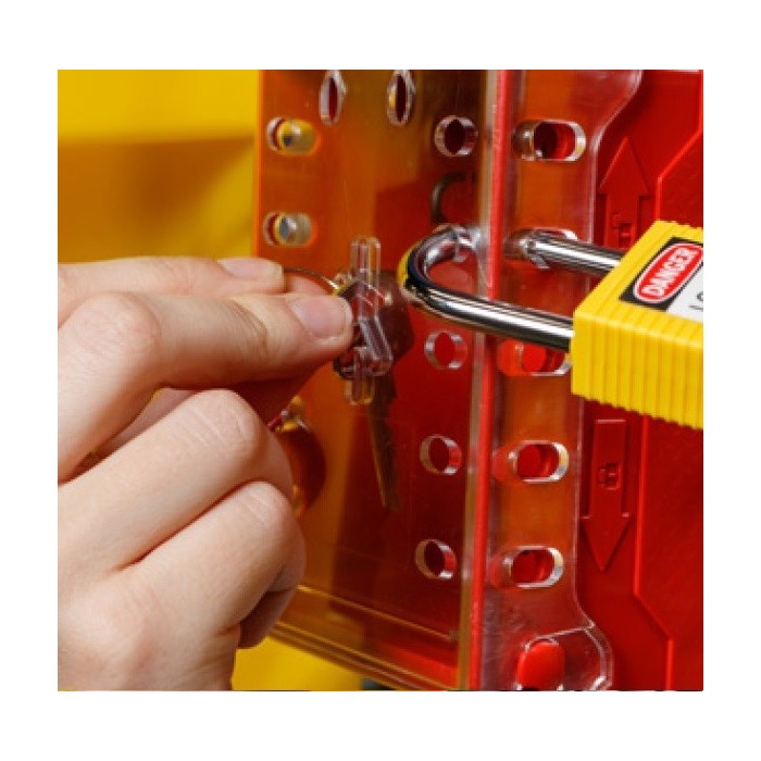 Naścienna skrzynka blokowania grupowego, plastikowa, Lock-box