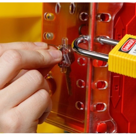 Naścienna skrzynka blokowania grupowego, plastikowa, Lock-box