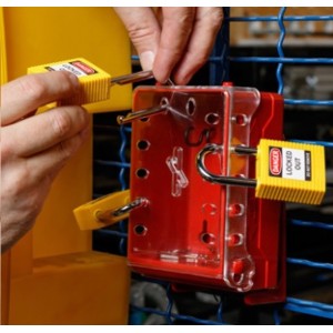 Naścienna skrzynka blokowania grupowego, plastikowa, Lock-box