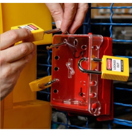 Naścienna skrzynka blokowania grupowego, plastikowa, Lock-box