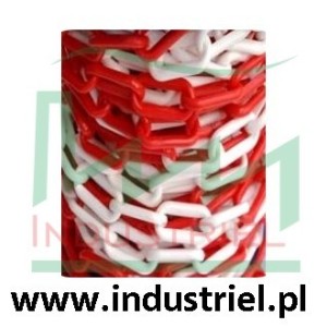 Łańcuszek plastikowy 2 kolory, ogniwo 6mm, na metry