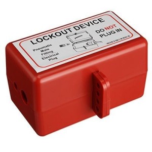Blokada Lockout złącz elektrycznych i szybkozłączek pneumatycznych