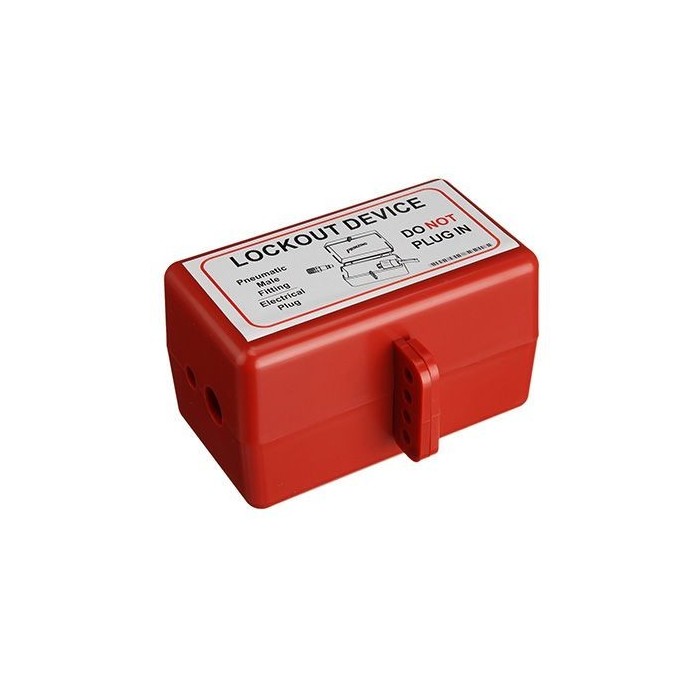 Blokada Lockout złącz elektrycznych i szybkozłączek pneumatycznych