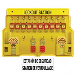 Masterlock 1483B Stacja Lockout/Tagout, na sprzęt LOTO (pusta stacja)